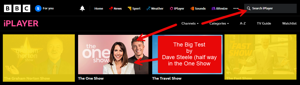 Announcing BBC's The One Show